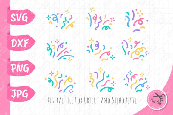 Download Colorful Confetti That Shoots out - Confetti Collection